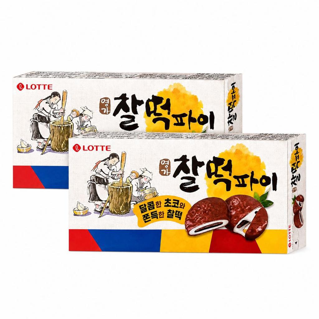 Lotte Choco Rice Cake Pie 210g