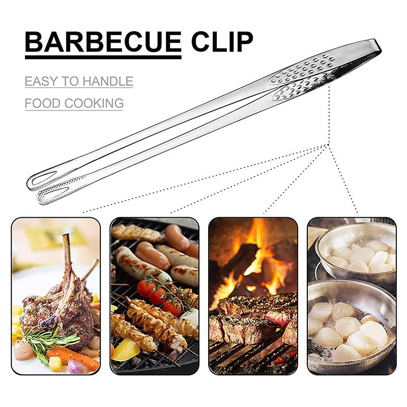 Good-Kitchen Tweezer Tongs,Extra-Long Stainless Steel Tongs With Precision