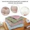 Orange Large Floor Seat Pillow Gift Square Floor Cushions for Adults Cushion Tatami Sofa Yoga Meditation Patio Swing Chair Pad
