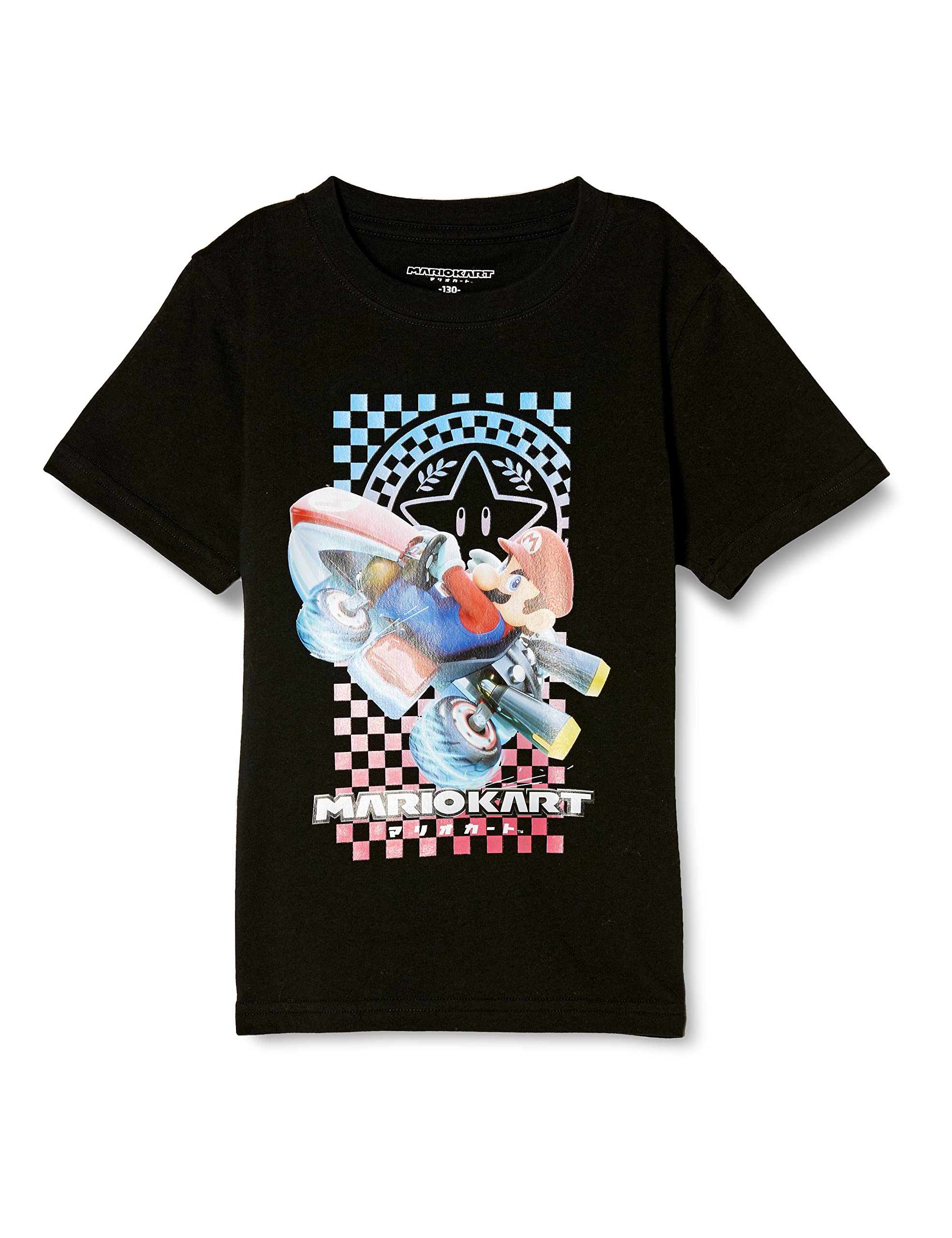 

Fine Plus Short Sleeve Cotton Mario Racing Goods T-Shirt
