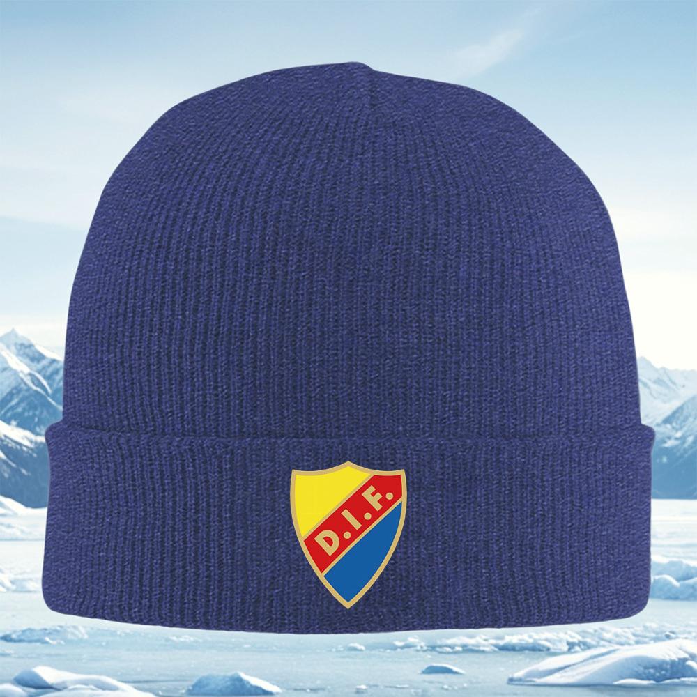 Shield with letters design Men Women Unisex Knitted Hat Beanie Pullover Cap Winter Thermal Warm Christmas Outdoor Cycling Hiking