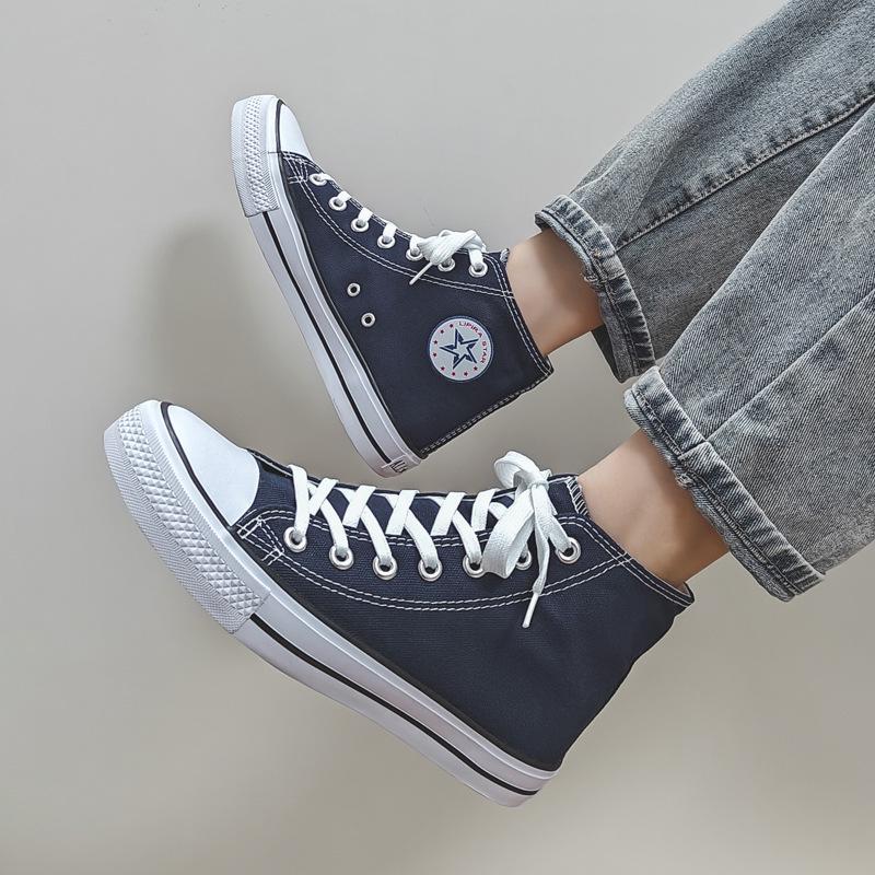 Douchuan Unisex-High-Top-Canvas-Schuhe: Trendige Sneakers im koreanischen Stil für Studenten
