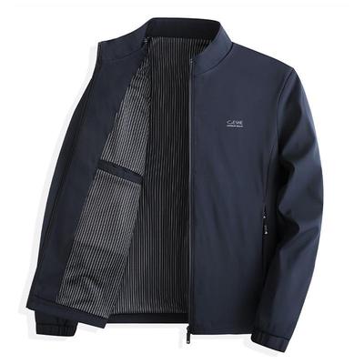Dad's Spring & Autumn Jacket: 2024 Casual Coat for Middle-Aged Men & Grandfathers