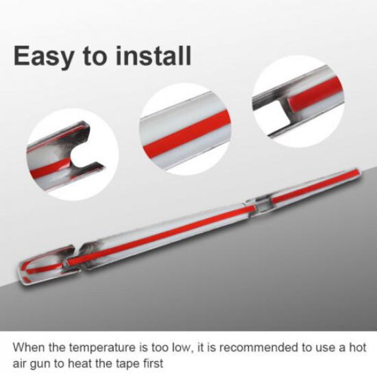 Rear Wiper Arm Blade Back Windshield Window Cover Carbon For Dodge Durango 2011+