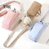 Adjustable Strap Cup Holder Crossbody Water Carrier, Wear-resistant Protective Sleeve with Phone Pocket, Drawstring Cushioned Protector Closure