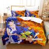  Lucky Star Konata Bedding Set Single Twin Full Queen King Size Bed Set Adult Bedroom Duvetcover Sets Anime Bed Sheet Set