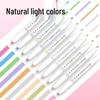 Marqueurs Fluorescents Double Pointe Guangna 6631, 20 Couleurs Douces Respectueuses des Yeux pour Étudiants & Journaling