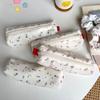 Tiny Blossomy Pen Case Permanent Polyester Cosmetic Planner With Dense Size For Daily Use