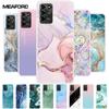 For ZTE Blade V30 Vita Case 8030 Marble Soft TPU Silicone Clear Phone Case for ZTE V30 VITA Back Cover Transparent Capa V 30vita
