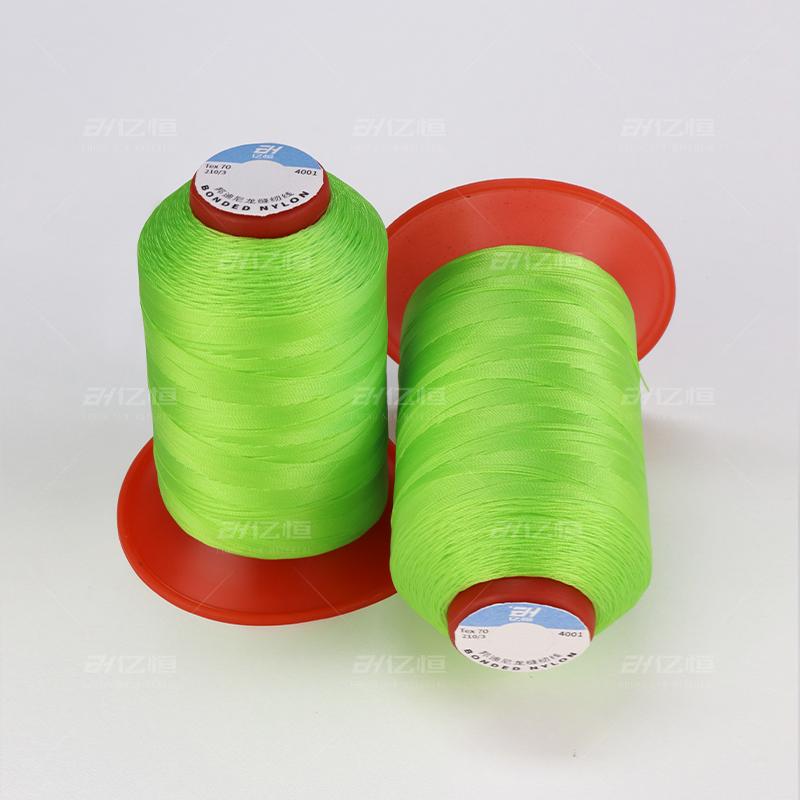 Manufacturer Wholesale V69 Tex 70 High Tenacity Nylon Bonded Filament Yarn Thread 210D/3 for Sewing Hair Extensions & Wigs