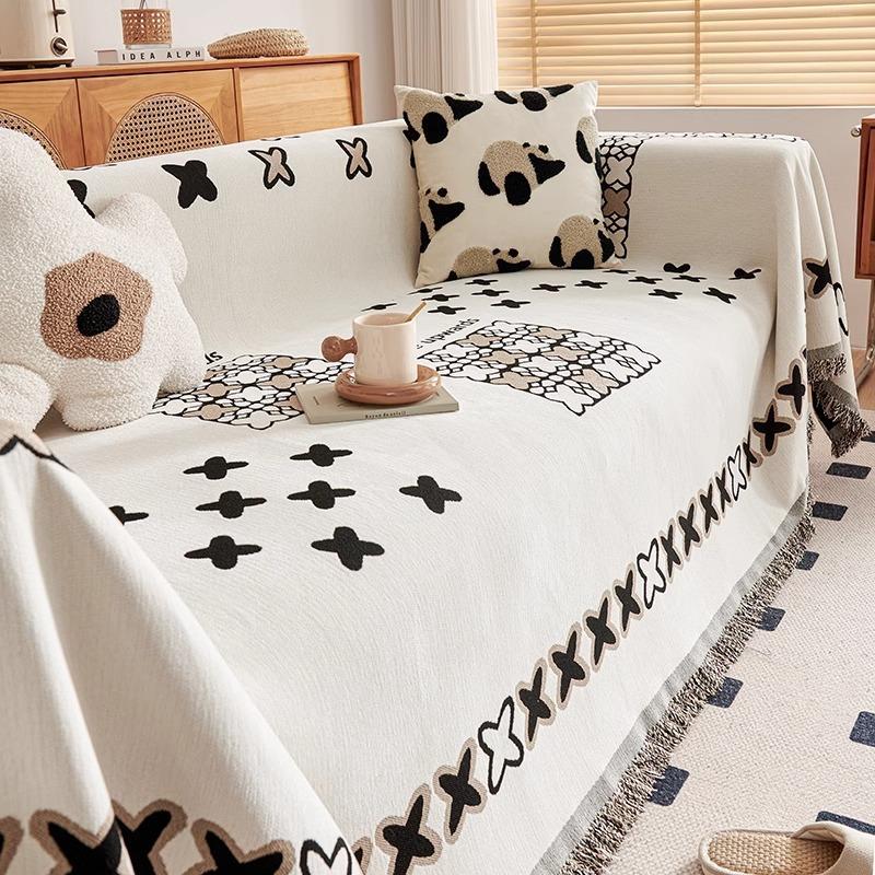 

Chenille Sofa Towel All Seasons Sofa Cover One Piece Anti Scratch Dust Proof Soft Fabric Protector 180*130cm