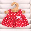 cushu cush Puppet-Sized Duffy and ShellieMay Plush Doll, Dress-Up Costume, Red Polka Dot Dress (Single Item) 291PT