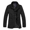 Men's Plus Size Stand-up Collar Jacket for Business Casual - Spring/Autumn Fashion