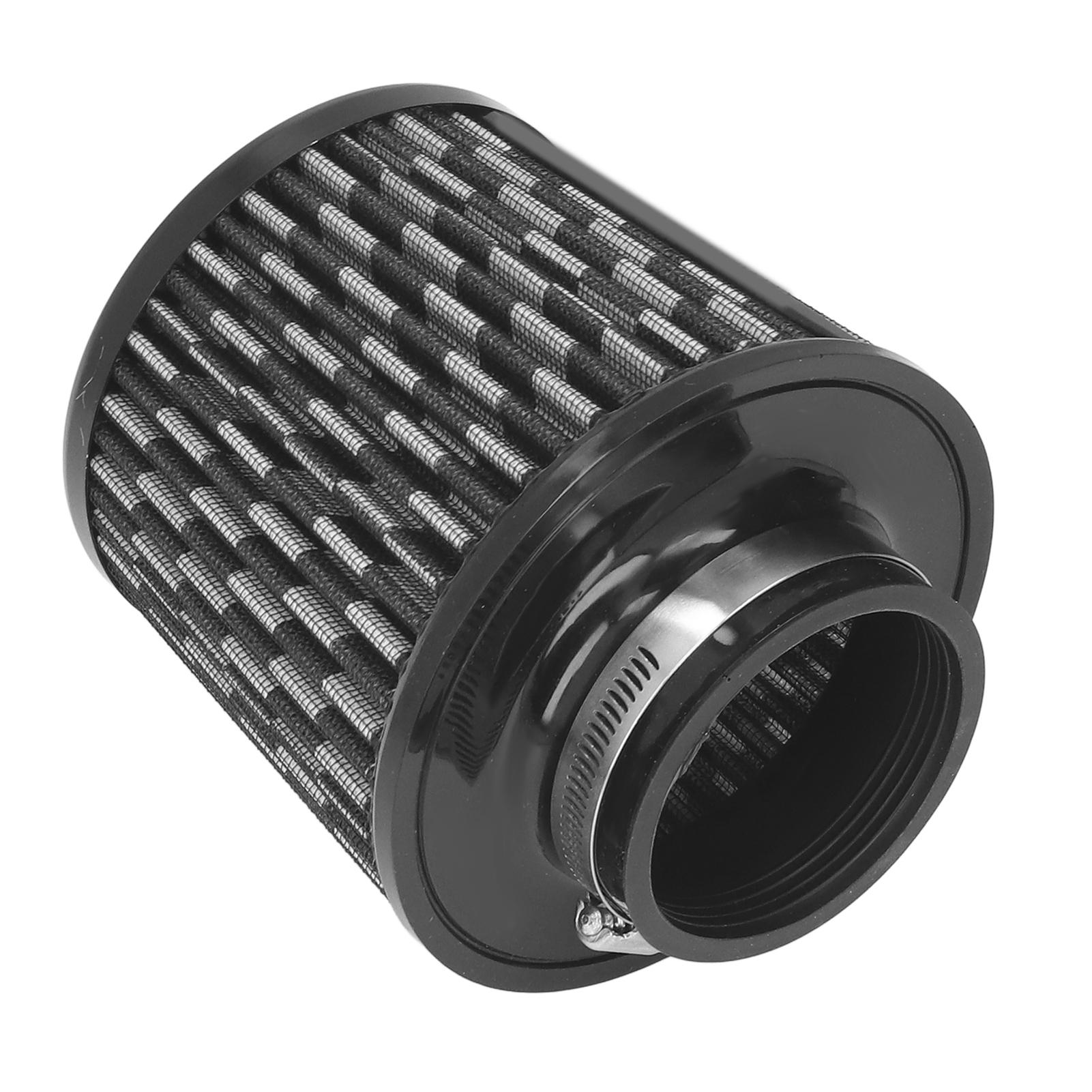 

Universal 76mm 3in Inlet Air Filter Cleaner Clamp On Round Tapered Air Filter High Flow Air Intake Cone Filter for Car