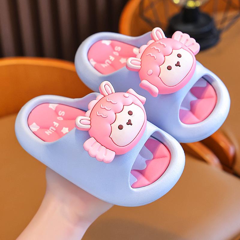 Summer Children's Sandals Boys and Girls Non-Slip Bathroom Shower Parent-Child Soft Sole Big Kids Beach Sandals