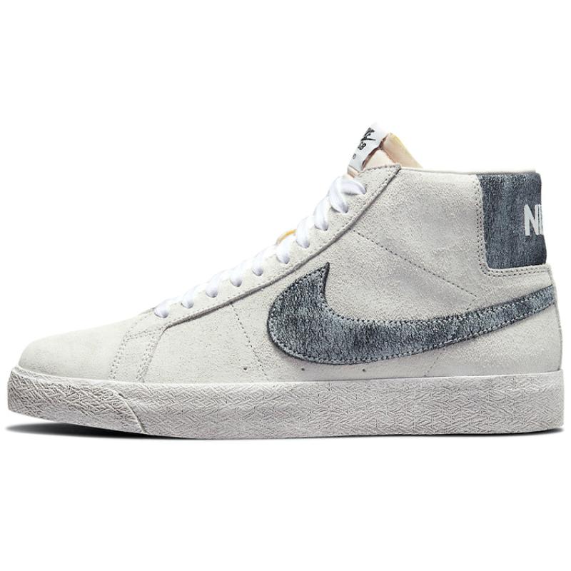Nike Zoom Blazer Mid Premium Sb 'Faded Pack   Grey Fog Black' Skateboard Shoes DA1839-002