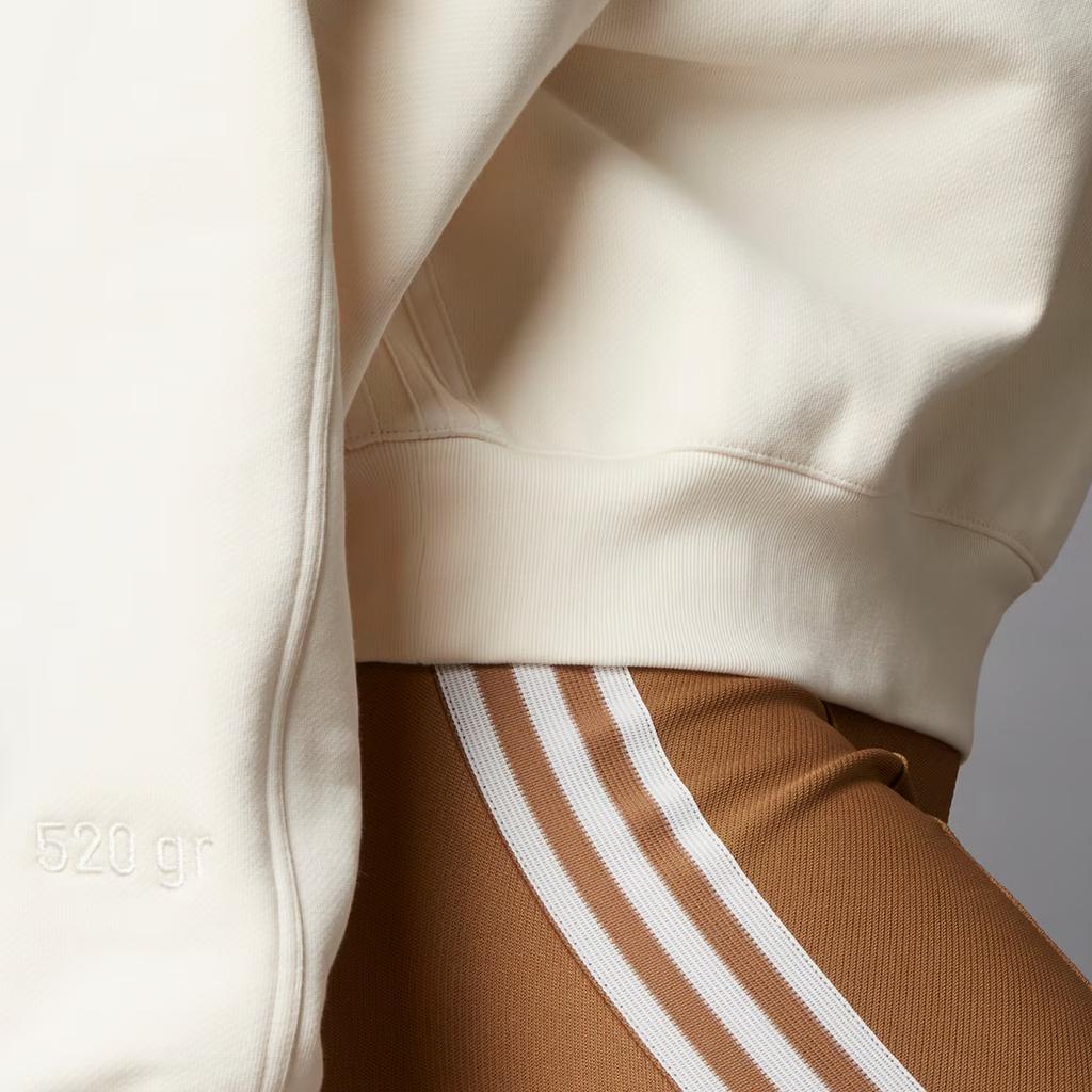 Adidas Originals Trefoil Sports Pullover Short Sleeve Round Neck Sweatshirt Women sweatshirt Pink White H22827
