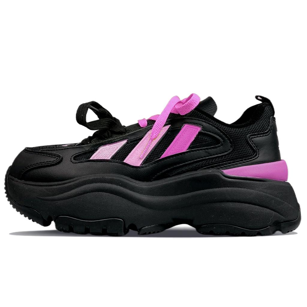 adidas Originals OZGAIA Slip Resistant Low Top Casual Shoes Women's Black Pink IG6045(Team401-)