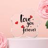 Schlafzimmer Wohnzimmer Schreibtischdekoration Geformtes Acryl Valentinstag Muttertag Geschenk Ornament