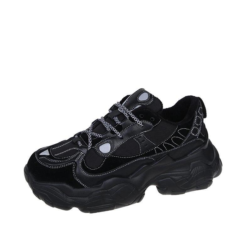 chunky branded trainers