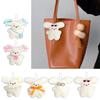 Plush Hanging Decors Soft Key Accessory Plush Key Holder Animal Shape Bag Charm Dog Plush Pendant Suitable for Girls