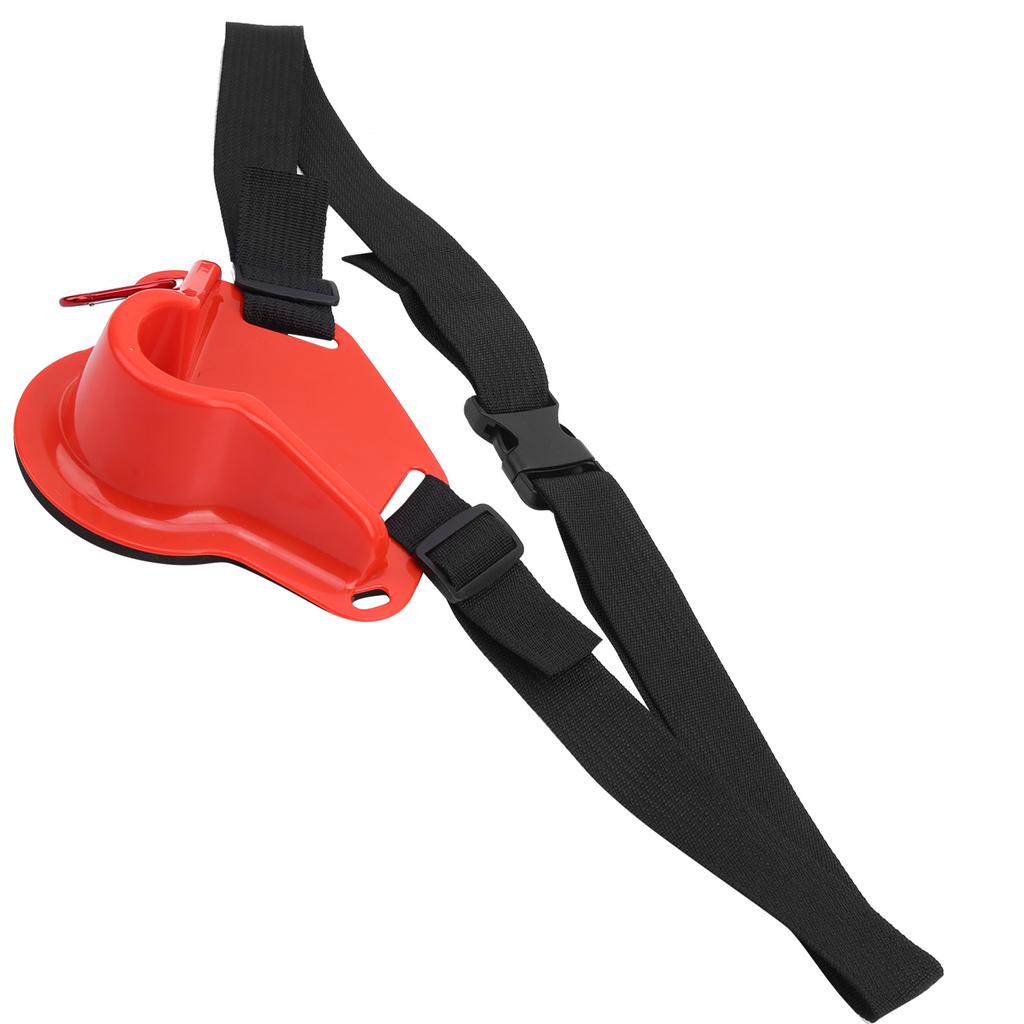 Portable Sea Rod Belly Top Belt Fishing Rod Pole Support Accessory for Boat Fishingred