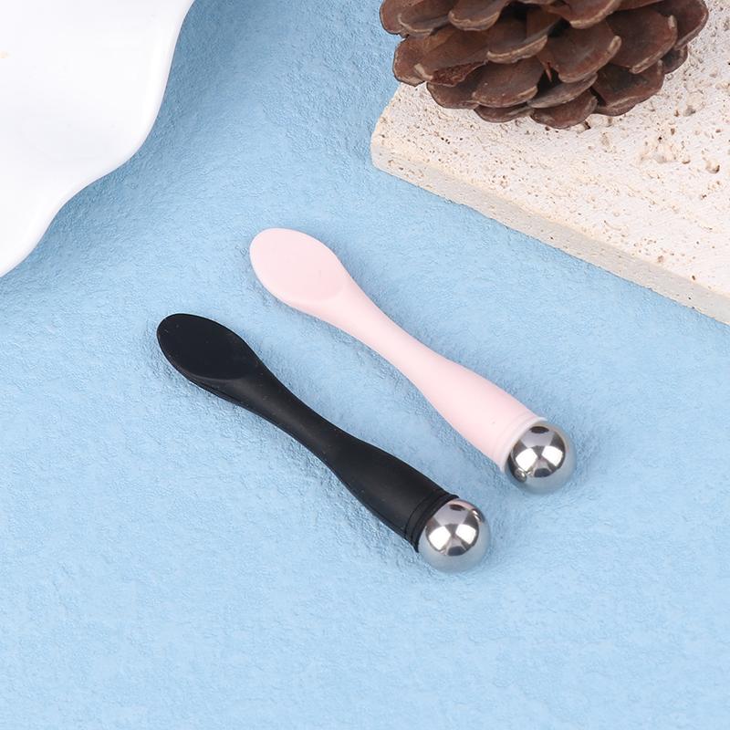 

Массажер для кожи вокруг глаз, небьющийся, уменьшающий отечность, цинковый сплав, аппликатор для крема для глаз розовый