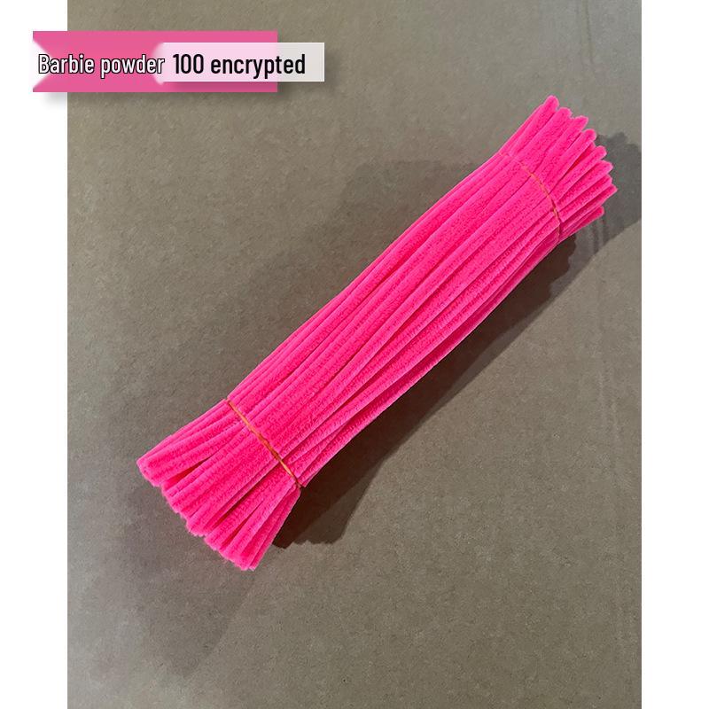 Macaron Twist Stick: Encrypted Velvet & Faux Plush Chenille Stems - DIY Mixed Color Craft Pack