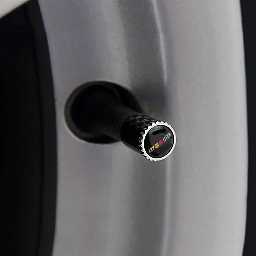 4pcs Car Wheel Valve Caps Air Covers with Wrench for Mitsubishi Ralliart ASX Outlander Lancer 9 Pajero Colt Mirage Eclipse EVO