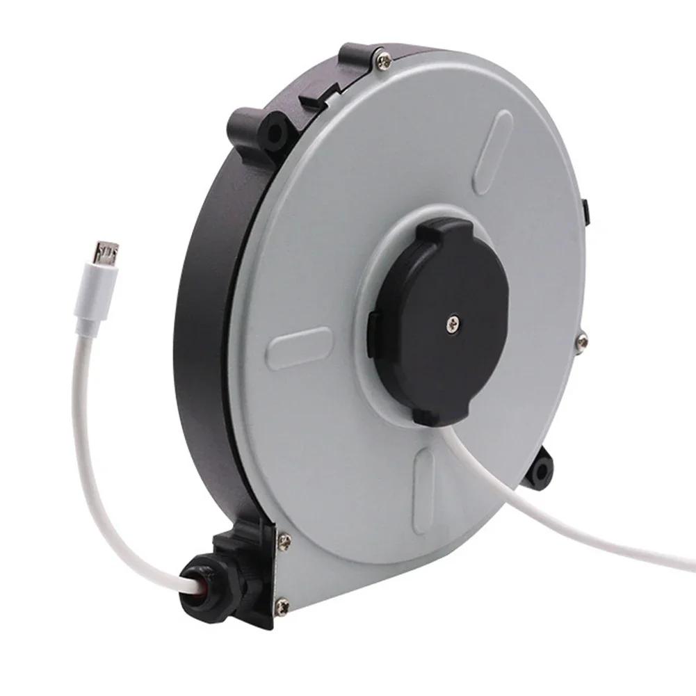 1.8M Power Reel Cable 220V/50Hz Extended Automatic Retractable Power Reel Cable Power Cord Retract Electrical Equipment Supplies