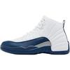 Jordan Air Jordan 12 Low Top Basketball Shoes White/French Blue/Metallic Silver/Team Red Unisex 153265-114