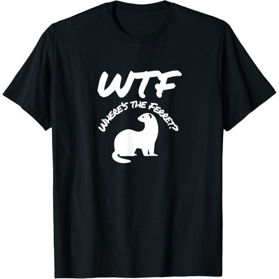 

Where s the Ferret WTF Funny T-Shirt XXXXXL чёрный