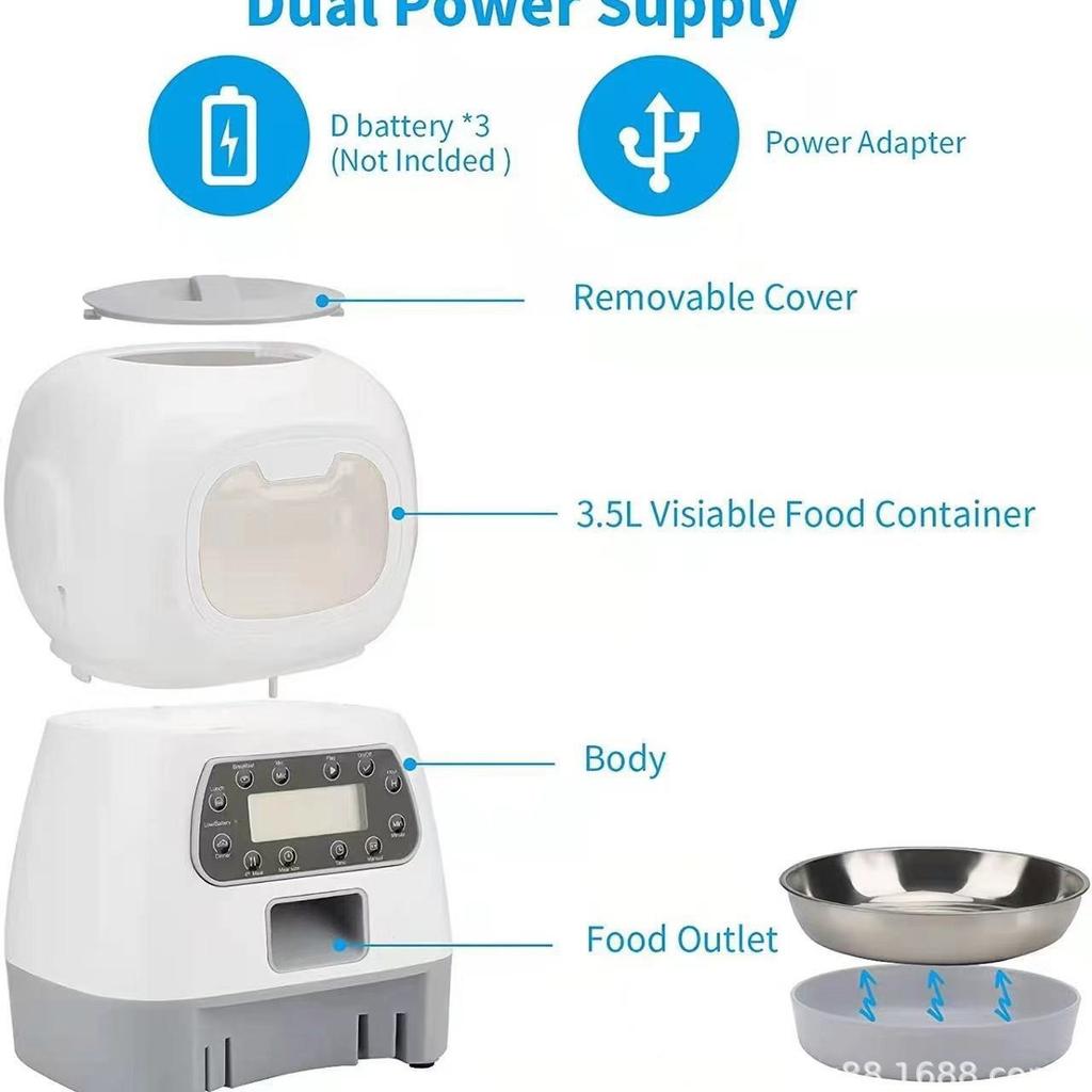 Pet Feeder Timed Quantitative Feeder