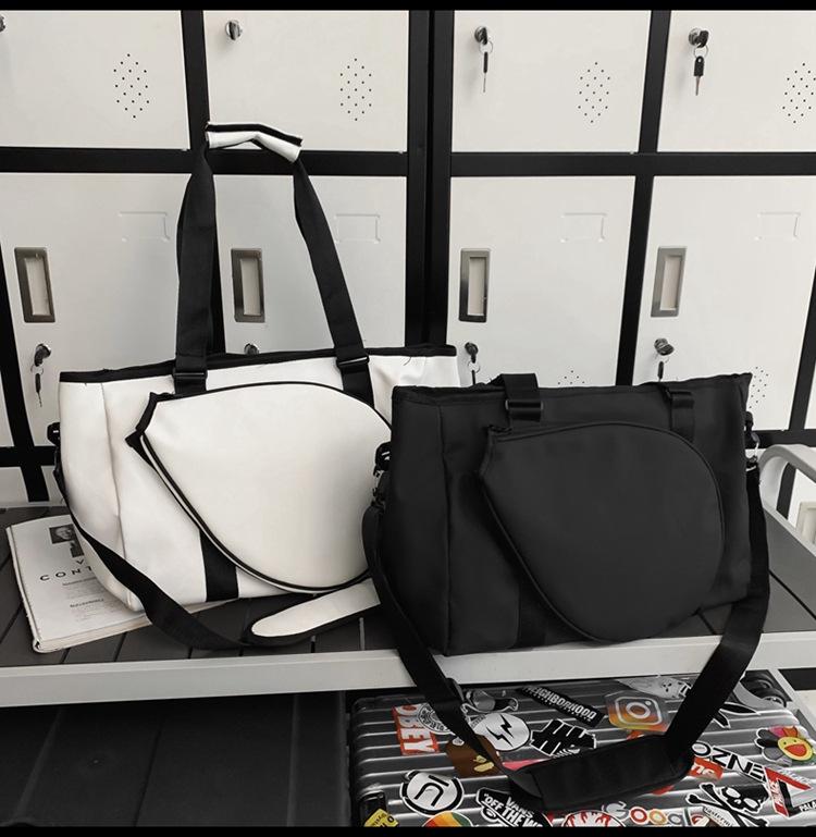 2024 Large Capacity Waterproof Badminton and Tennis Crossbody Handbag for Women and Men - Trendy Gym Shoulder Bag
