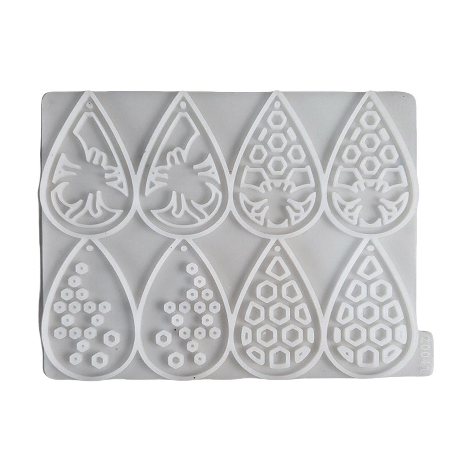 

Силиконовые формы для подвесок, силиконовые формы для сережек, инструмент для изготовления ювелирных изделий, различные формы для ювелирных изделий с узорами 41