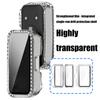 Screen Protectors Case For Band 9/8 Full Coverage PC Bumper for Smartwatch Protective Cover Case