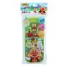 Rec Anpanman Slide Set Green 3-Piece (Chopsticks, Spoon, Fork)