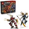 LEGO NINJAGO 71870 The Twin Titan Robots - Teen Game 12 Years Old with Minifigures - Decoration