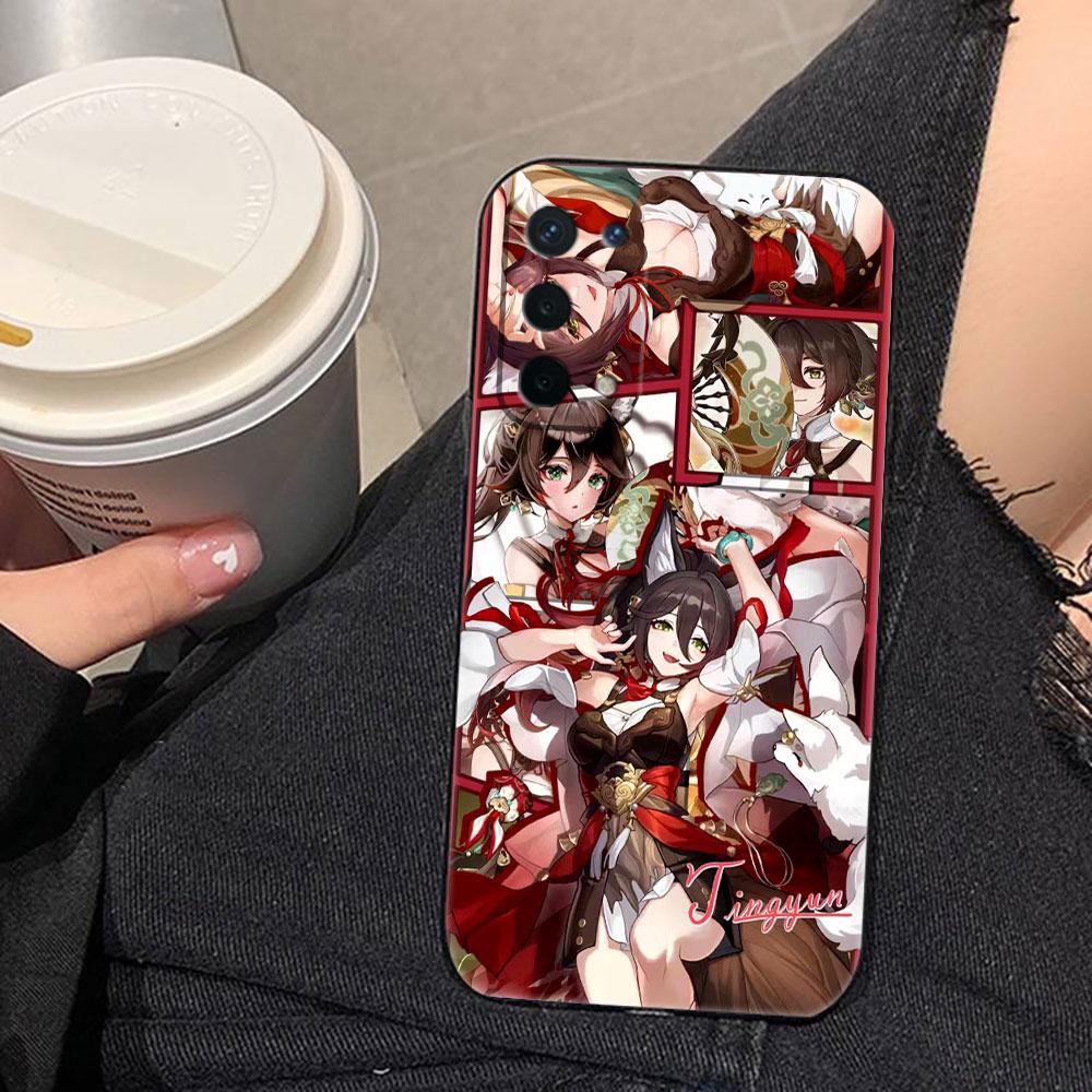 Custodia per Telefono Rail Blade Jing Yuan Honkai Per OPPO F31 A5X A6X A5 A6 A17 A16 A38 A53 A54 A55 A57 A58 A60 A74 A78 A92 A93 A94 Cover