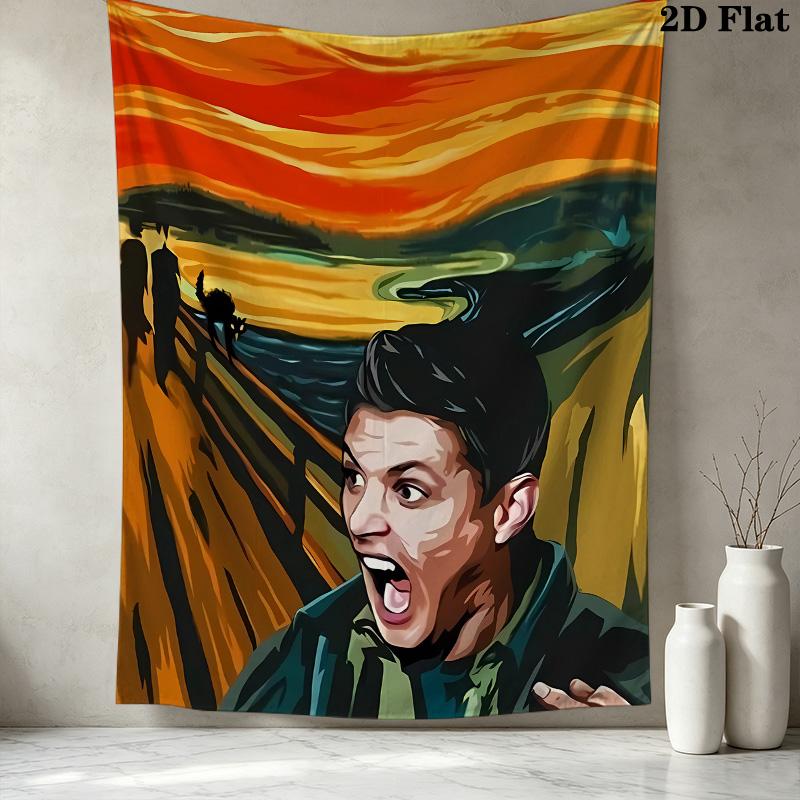 Dean Winchester Wall Tapestry Aesthetic Wall Hanging Printed Fabric Blanket Decorative Tapestries For Bedroom Living Room Home Decor