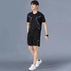 Stripe Male Top Shorts Breathable Quick Dry Sports Suit Men Casual Summer Sport Costume  Men/Female