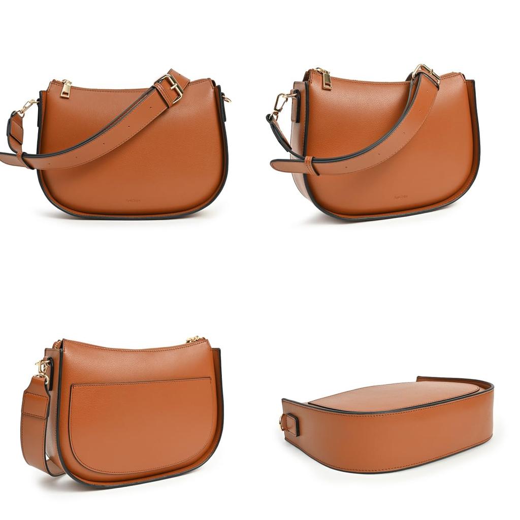 Andshin Shoulder Bag for and Large A0008 [ANDSHIN] Women, Small, Lightweight, Size, (brown)