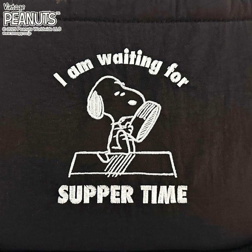 Snoopy Shoulder Pouch Washable Simple Cold Insulation IP Thermokeeper Sacoche 8428 Summer [Routeto] Peanuts-0E (01 Time)