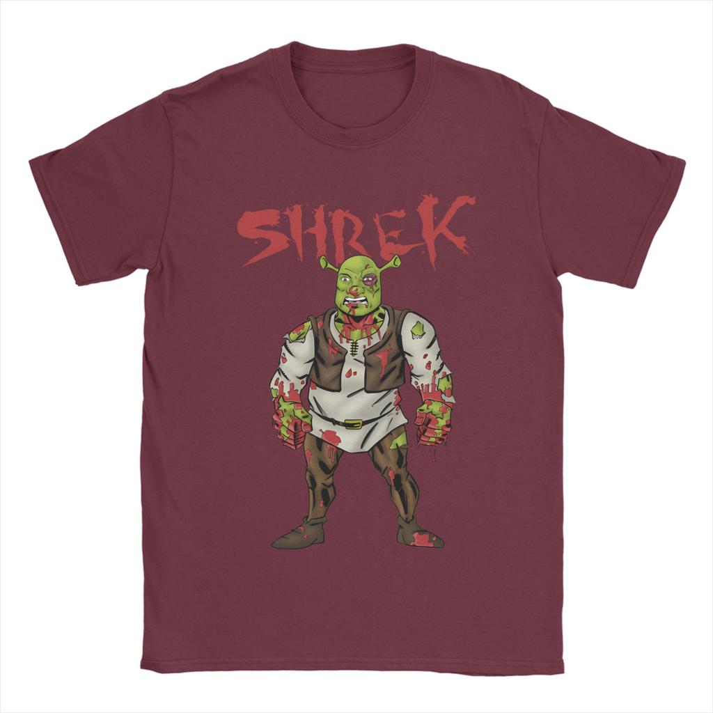 Battle Shreks TShirts Unisex Novelty Cotton Tees O Neck Short Sleeve T Shirts Plus Size Clothes