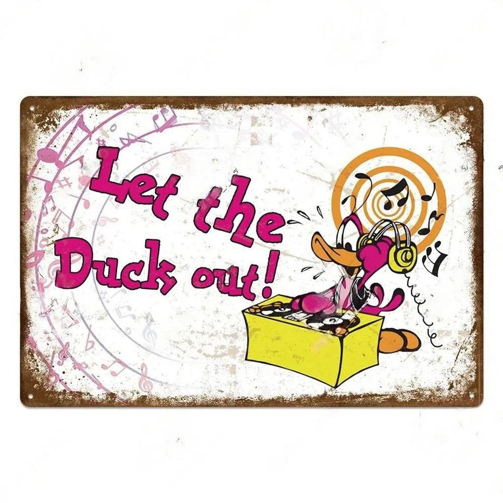 Metal Tin Signs Flugel Drinking Wall Decoration Plaque Vintage Art Poster Iron Painting for Man Cave Home Cafe Garden Club Bar