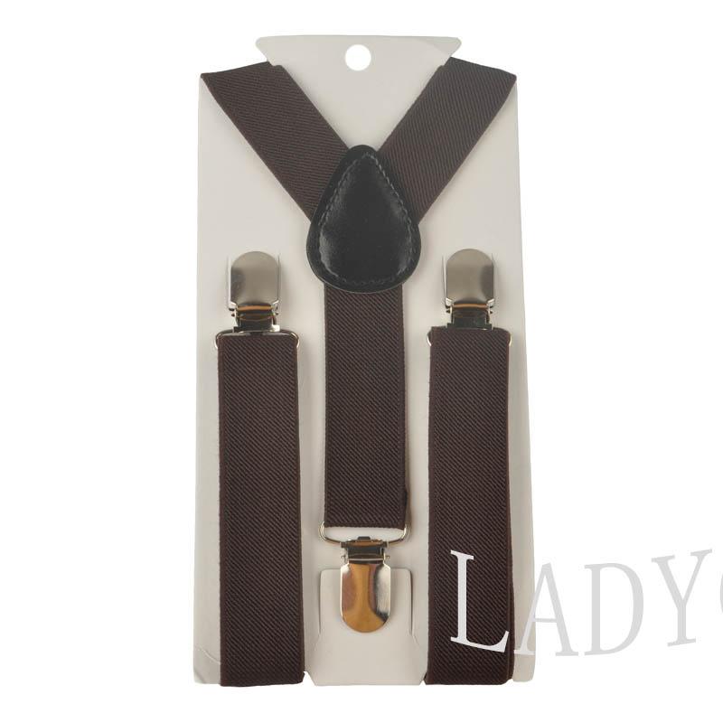 Soild Color Children Belt Baby Boys Girls Suspenders Clip-on Y-Back Braces Elastic Kids Adjustable suspenders suspenders