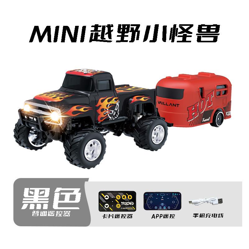New 2.4G Ratio Mini Monster Remote Control Car For Children, Remote Control Racing Lights For Boys, Birthday Gift