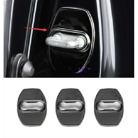 Для Toyota FJ Cruiser 2007-2021 черная Защитная накладка на замок двери Защита от ржавчины Декоративная отделка