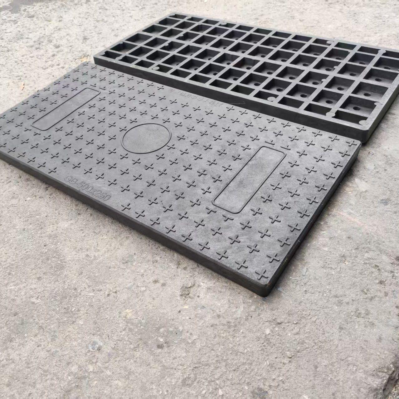 Утолщенная противоскользящая пластиковая крышка для траншеи для дренажа, кухни и игровых площадок