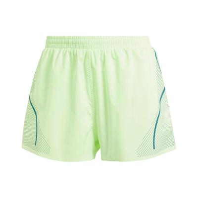 Truepace Running Shorts Striped Color Block Mid Rise Loose Fit Casual Shorts Women Shorts Green IT9729